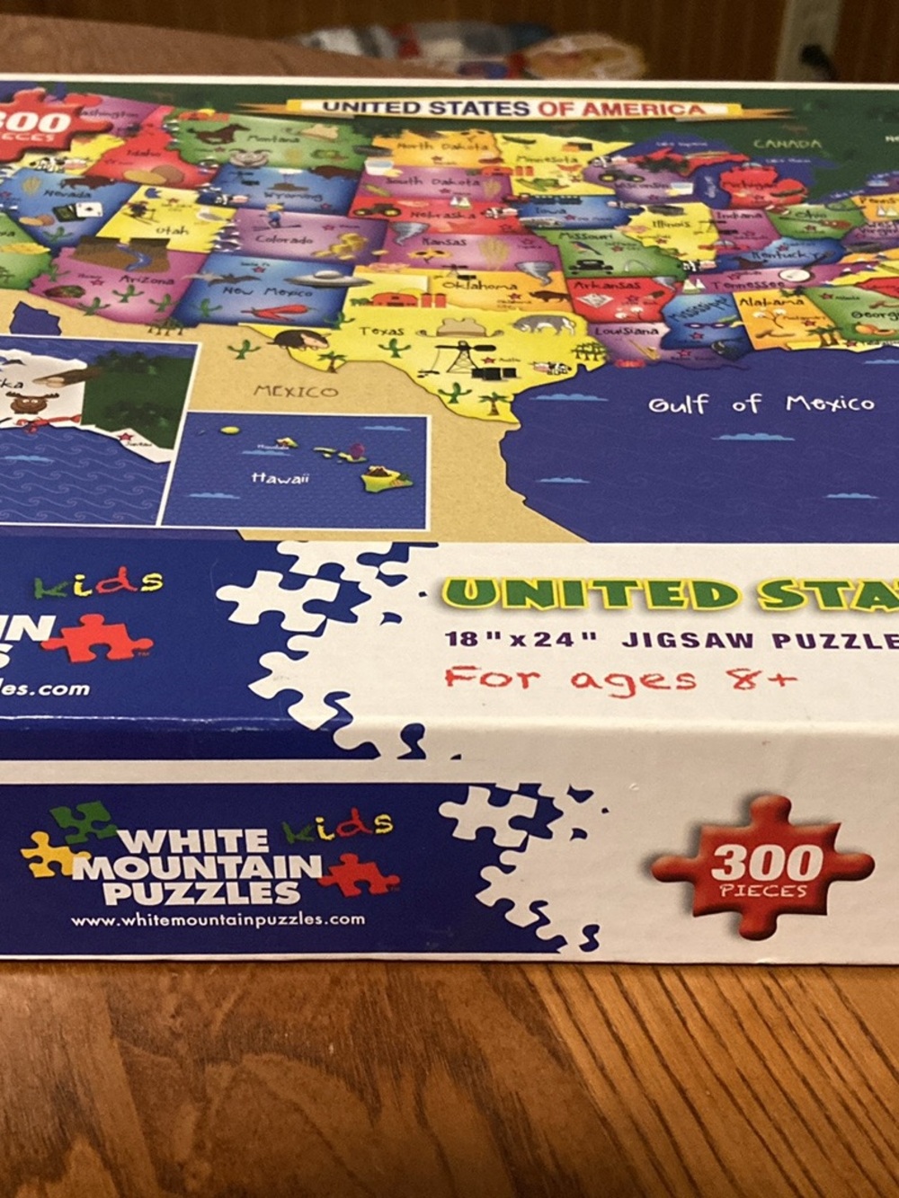 White mountain United States puzzle